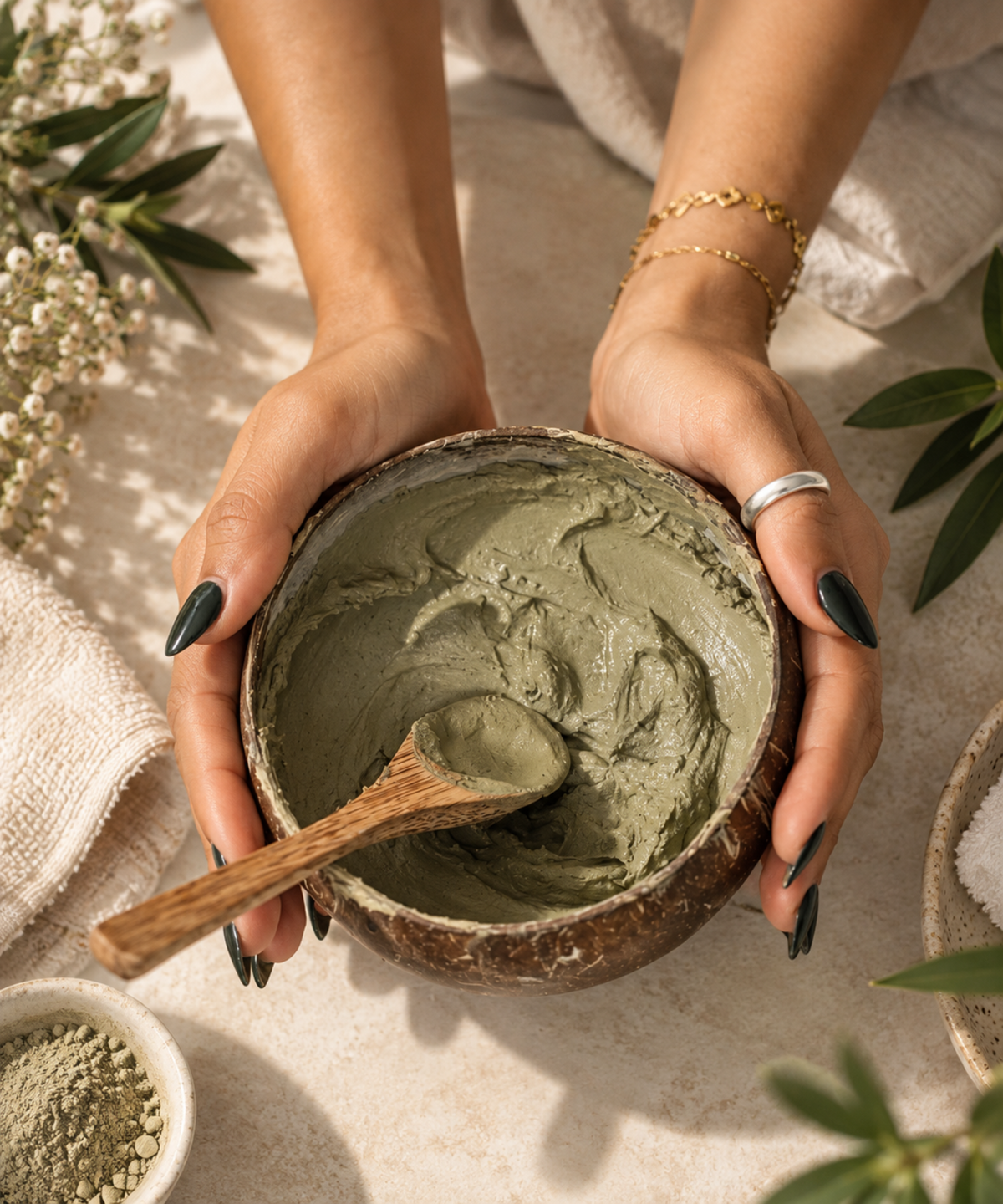 Herbs & Clay Scrubbing Mask